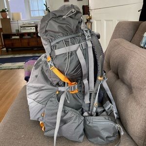 Gossamer Gear 55L Ultralight backpacking pack
